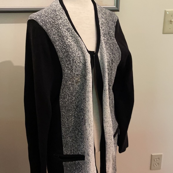 Excellent Patterned Grey White & Black Suit Jacket - Picture 4 of 10